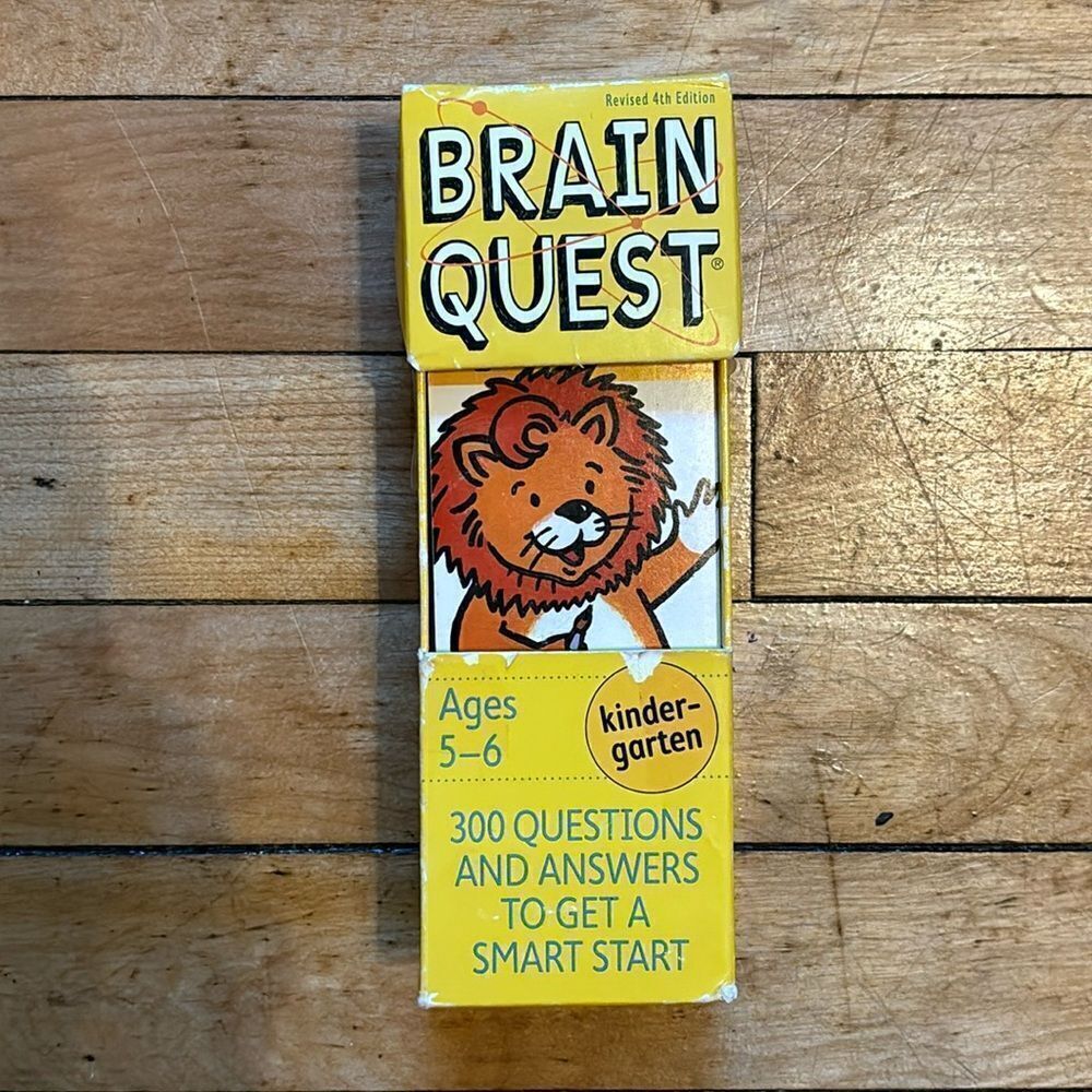 Brain Quest- Kindergarten Level - Preowned Copy of Educational Trivia Game